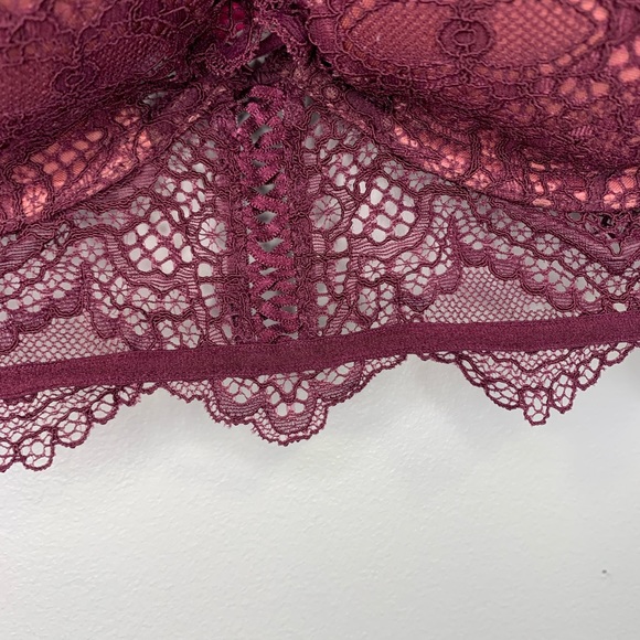 38D Purple Lace Pushup Bra #128 - Picture 4 of 8